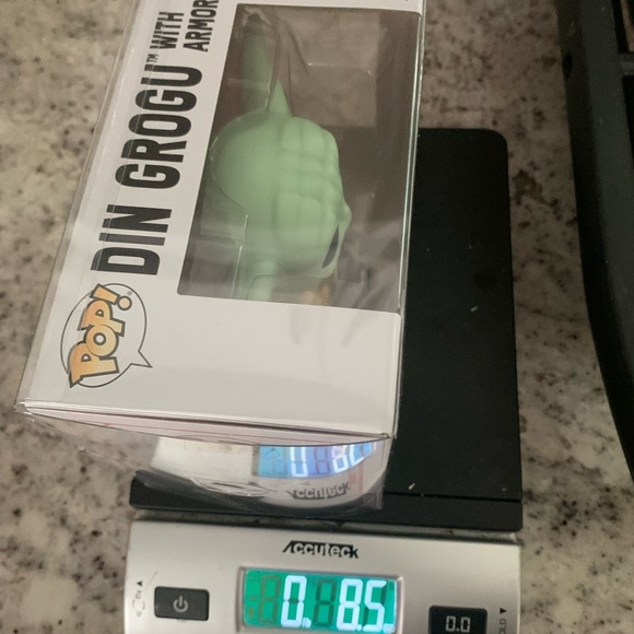 Funko Pop! Star Wars Din Grogu Bobblehead w/ Armor in Pop Protector #712, [New] - Picture 7 of 7